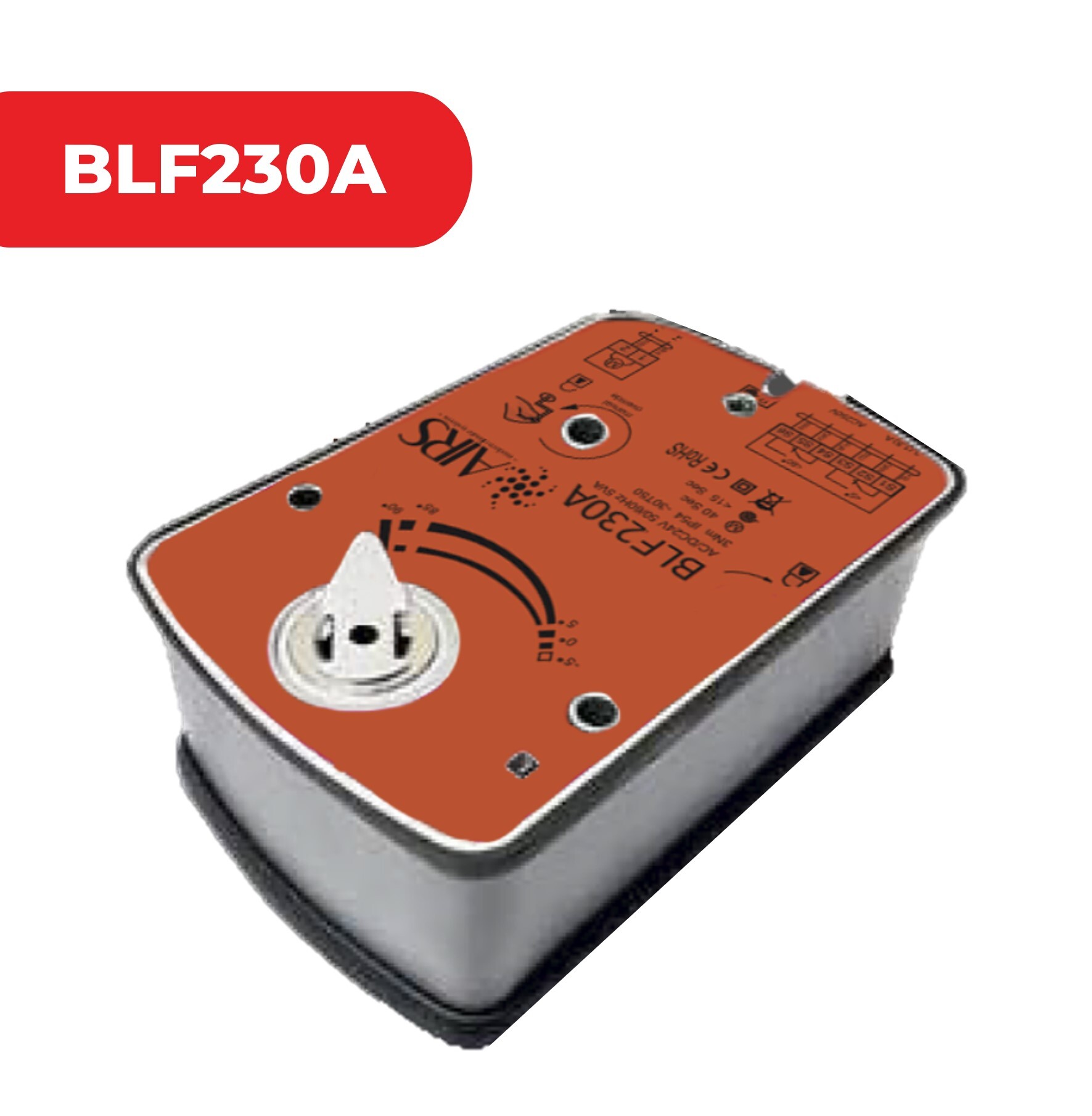 Электропривод BLF230A для противопожарных клапанов с пружинным возвратом